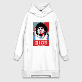 Платье-худи хлопок с принтом Марадона   Dios в Кировске,  |  | argentina | maradona | messi | sport | аргентина | гол | диего | марадона | месси | мяч | рука бога | спорт | футбол | чемпион