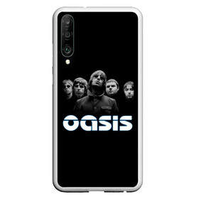 Чехол для Honor P30 с принтом OASIS в Кировске, Силикон | Область печати: задняя сторона чехла, без боковых панелей | группы | музыка | оазис | рок