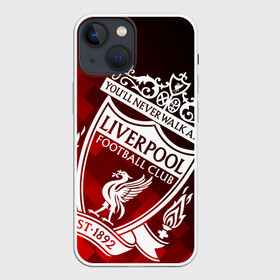 Чехол для iPhone 13 mini с принтом LIVERPOOL   ЛИВЕРПУЛЬ в Кировске,  |  | football | liverpool | sport | uefa | английская премьер лига. | ливерпуль | лига финал | матч | спорт | уефа | финал | футбол