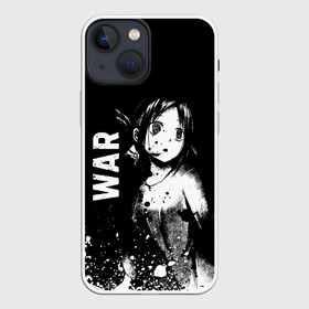 Чехол для iPhone 13 mini с принтом War в Кировске,  |  | Тематика изображения на принте: anime | chika | chika fujiwara | kaguya | kaguya shinomiya | love | love detective | love is war | miyuki | shinomiya | аниме | анимэ | кагуя | любовь | любовь   это война | чика