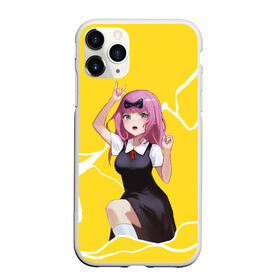 Чехол для iPhone 11 Pro матовый с принтом Chika Chika в Кировске, Силикон |  | anime | chika | chika fujiwara | kaguya | kaguya shinomiya | love | love detective | love is war | miyuki | shinomiya | аниме | анимэ | кагуя | любовь | любовь   это война | чика