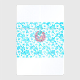 Магнитный плакат 2Х3 с принтом Русалочка и цветы в Кировске, Полимерный материал с магнитным слоем | 6 деталей размером 9*9 см | flowers | mermaid | морская | русалка | русалочка | ундина | цветы