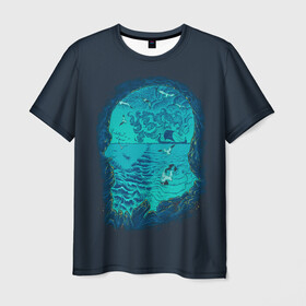 Мужская футболка 3D с принтом Ragnarr Art в Кировске, 100% полиэфир | прямой крой, круглый вырез горловины, длина до линии бедер | viking | vikings | альфред великий | аслауг | викинг | викинги | конунг | лагерта | один | рагнар лодброк | сериал | сериалы | харальд