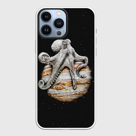 Чехол для iPhone 13 Pro Max с принтом Planetary Octopus в Кировске,  |  | Тематика изображения на принте: galaxy | jupiter | octopus | planet | space | stars | stellar | sun | system | галактика | звездная | звезды | космос | осьминог | планета | система | солнце | юпитер