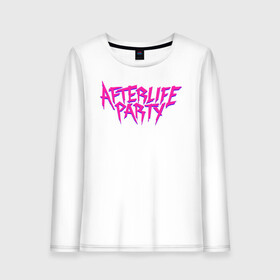 Женский лонгслив хлопок с принтом Afterlife Party в Кировске, 100% хлопок |  | Тематика изображения на принте: fortnite | gamers | games | music | party | вечеринка | джей бавлин | игры | королевская битва | фортнайт