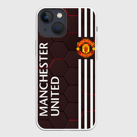 Чехол для iPhone 13 mini с принтом МАНЧЕСТЕР   MANCHESTER   ПЛИТЫ в Кировске,  |  | 3d. | football | manchester united football club | sport | uefa | английская премьер лига | лига финал | манчестер юнайтед | матч | плиты | спорт | уефа | финал | футбол