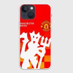 Чехол для iPhone 13 mini с принтом MANCHESTER UNITED   ДЬЯВОЛ в Кировске,  |  | fire. | football | manchester united football club | sport | uefa | английская премьер лига | дьявол | лига финал | манчестер юнайтед | матч | огонь | спорт | уефа | финал | футбол