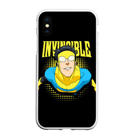 Чехол для iPhone XS Max матовый с принтом Invincible в Кировске, Силикон | Область печати: задняя сторона чехла, без боковых панелей | invincible | комикс | марк грейсон | мультсериал | неуязвимый | супергерой