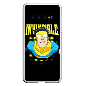 Чехол для Samsung Galaxy S10 с принтом Invincible в Кировске, Силикон | Область печати: задняя сторона чехла, без боковых панелей | Тематика изображения на принте: invincible | комикс | марк грейсон | мультсериал | неуязвимый | супергерой