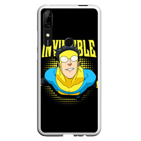 Чехол для Honor P Smart Z с принтом Invincible в Кировске, Силикон | Область печати: задняя сторона чехла, без боковых панелей | Тематика изображения на принте: invincible | комикс | марк грейсон | мультсериал | неуязвимый | супергерой