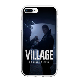 Чехол для iPhone 7Plus/8 Plus матовый с принтом RESIDENT EVIL VILLAGE в Кировске, Силикон | Область печати: задняя сторона чехла, без боковых панелей | resident evil | resident evil 8 village | village | вампиры | димитреску | леди | резидент | эвил