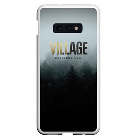 Чехол для Samsung S10E с принтом Resident Evil Village в Кировске, Силикон | Область печати: задняя сторона чехла, без боковых панелей | Тематика изображения на принте: biohazard | lady dumitrescu | re 8 | re village | resident evil | stars | umbrella | vampire | vii | village | амбрелла | вампир | диметреску | димитреску | зомби | корпорация амбрелла | обитель зла | обитель зла деревня | резидент | резиден