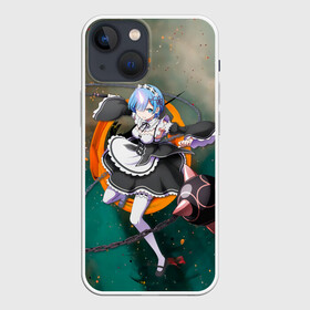 Чехол для iPhone 13 mini с принтом Rem в Кировске,  |  | anime | re zero | rem | аниме | анимэ | жизнь с нуля | рем