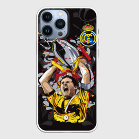 Чехол для iPhone 13 Pro Max с принтом Икер Касильяс в Кировске,  |  | fc real madrid | iker casillas | вратарь | икер касильяс | испанский | фк реал мадрид | футболист