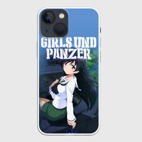 Чехол для iPhone 13 mini с принтом Girls und Panzer в Кировске,  |  | Тематика изображения на принте: darjeeling | girls und panzer | girls und panzer правда | дарджилинг | девочки и танки | девушки и танки | катюша | нисидзуми михо | правда | танки