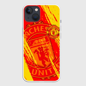 Чехол для iPhone 13 с принтом МАНЧЕСТЕР   MANCHESTER UNITED в Кировске,  |  | football | manchester united football club | sport | uefa | английская премьер лига | лига финал | манчестер юнайтед | матч. | спорт | уефа | финал | футбол