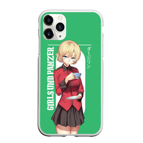 Чехол для iPhone 11 Pro Max матовый с принтом Darjeeling в Кировске, Силикон |  | darjeeling | girls und panzer | girls und panzer правда | дарджилинг | девочки и танки | девушки и танки | катюша | нисидзуми михо | правда | танки