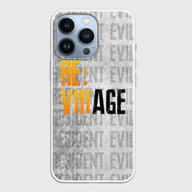 Чехол для iPhone 13 Pro с принтом RE VILLAGE LOGO | ДЕРЕВНЯ ОБИТЕЛЬ ЗЛА ЛОГО (Z) в Кировске,  |  | Тематика изображения на принте: horror | lady dimitrescu | resident evil | resident evil 8 | village | демитреска | деревня | димитреску | леди димитреска | обитель зла | резидент эвил | ресидент евил | хоррор