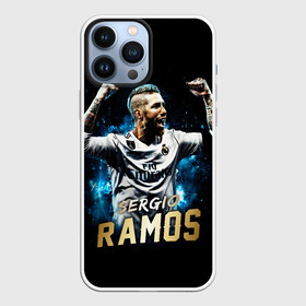 Чехол для iPhone 13 Pro Max с принтом Серхио Рамос, Реал Мадрид в Кировске,  |  | sergio ramos | sr4 | номер 4 | реал мадрид | сборная испании | серхио рамос | футбол | футболист