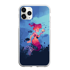 Чехол для iPhone 11 Pro Max матовый с принтом Mermaid Русалочка (Z) в Кировске, Силикон |  | Тематика изображения на принте: mermaid | naiad | nymph | rusalka | ведява | водяница | восточнославянская мифология | дух | лесовица | мифология | морская дева | нимфа | русал | русалии | русалка | русалочка | ундина | фараонка