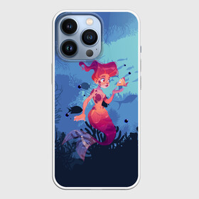 Чехол для iPhone 13 Pro с принтом Mermaid | Русалочка (Z) в Кировске,  |  | mermaid | naiad | nymph | rusalka | ведява | водяница | восточнославянская мифология | дух | лесовица | мифология | морская дева | нимфа | русал | русалии | русалка | русалочка | ундина | фараонка