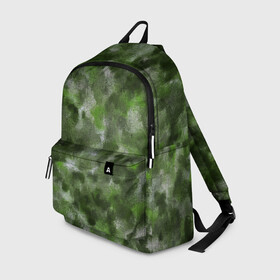 Рюкзак 3D с принтом Canvas Green Camo в Кировске, 100% полиэстер | лямки с регулируемой длиной, сверху петелька, чтобы рюкзак можно было повесить на вешалку. Основное отделение закрывается на молнию, как и внешний карман. Внутри два дополнительных кармана, один из которых закрывается на молнию. По бокам два дополнительных кармашка | Тематика изображения на принте: abstraction | camouflage | canvas | green | камуфляж