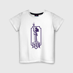 Детская футболка хлопок с принтом Айан в Кировске, 100% хлопок | круглый вырез горловины, полуприлегающий силуэт, длина до линии бедер | disney | ian | ian lightfoot | onward | pixar | vdzabma | айан | айан лайтфут | вперёд | дисней | пиксар