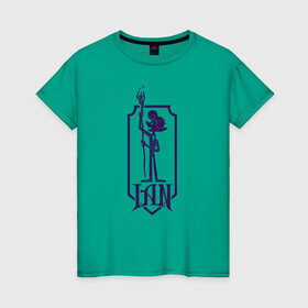 Женская футболка хлопок с принтом Айан в Кировске, 100% хлопок | прямой крой, круглый вырез горловины, длина до линии бедер, слегка спущенное плечо | disney | ian | ian lightfoot | onward | pixar | vdzabma | айан | айан лайтфут | вперёд | дисней | пиксар