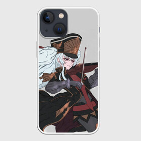 Чехол для iPhone 13 mini с принтом Альтаир со скрипкой в Кировске,  |  | anime | re creator | re creators | альтаир | аниме | анимэ | блиц толкер | возрождение | метеора эстеррайх | руй каноя | селезия | сота | юя