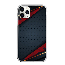 Чехол для iPhone 11 Pro матовый с принтом 3D Dark red & black в Кировске, Силикон |  | Тематика изображения на принте: 3d | 3д | sport | абстракция | линии | паттерн | соты | спортивный стиль | текстуры