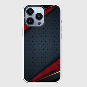 Чехол для iPhone 13 Pro с принтом 3D Dark red  black в Кировске,  |  | 3d | 3д | sport | абстракция | линии | паттерн | соты | спортивный стиль | текстуры