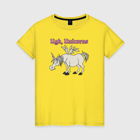 Женская футболка хлопок с принтом Ugh, Unicorns в Кировске, 100% хлопок | прямой крой, круглый вырез горловины, длина до линии бедер, слегка спущенное плечо | disney | onward | pixar | unicorn | unicorns | vdzabma | вперёд | дисней | единорог | единороги | пиксар