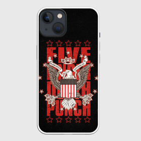 Чехол для iPhone 13 с принтом FFDP Eagle в Кировске,  |  | 5fdp | ffdp | five finger death punch | metal | music | rock | альтернатива | группы | метал | музыка | музыкальная группа | рок | рок музыка | хеви метал