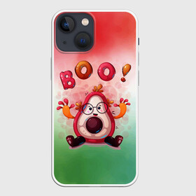 Чехол для iPhone 13 mini с принтом Booo в Кировске,  |  | авокадо | арт | графика | мультяшка | фрукты