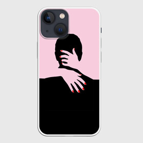 Чехол для iPhone 13 mini с принтом Объятия и страсть в Кировске,  |  | двое | любовь | обнимать | объятия | пара | страсть