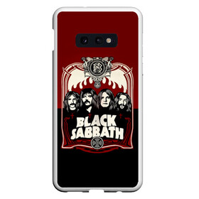 Чехол для Samsung S10E с принтом Black Sabbath в Кировске, Силикон | Область печати: задняя сторона чехла, без боковых панелей | bill ward | black sabbath | geezer butler | hard rock | heavy metall | ozzy osbourne | tony iommi | англия | блэк | рок | саббат