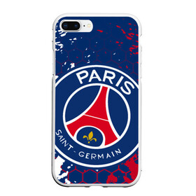 Чехол для iPhone 7Plus/8 Plus матовый с принтом ФК ПСЖ FC PSG PARIS SG в Кировске, Силикон | Область печати: задняя сторона чехла, без боковых панелей | fifa. | football | paris saint germain football club | psg | sport | uefa | английская премьер лига | лига финал | матч | спорт | уефа | финал | фифа | фк парии сен жермен | фк псж | футбол