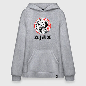 Худи SuperOversize хлопок с принтом FC AJAX AMSTERDAM / ФК АЯКС в Кировске, 70% хлопок, 30% полиэстер, мягкий начес внутри | карман-кенгуру, эластичная резинка на манжетах и по нижней кромке, двухслойный капюшон
 | ajax amsterdam | fifa | football | football club. | sport | uefa | английская премьер лига | аякс амстердам | лига финал | матч | спорт | уефа | финал | фифа | футбол | футбольный клуб