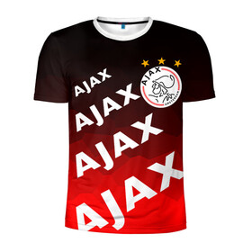 Мужская футболка 3D спортивная с принтом FC AJAX AMSTERDAM / ФК АЯКС в Кировске, 100% полиэстер с улучшенными характеристиками | приталенный силуэт, круглая горловина, широкие плечи, сужается к линии бедра | ajax amsterdam | fifa | football | football club. | sport | uefa | английская премьер лига | аякс амстердам | лига финал | матч | спорт | уефа | финал | фифа | футбол | футбольный клуб