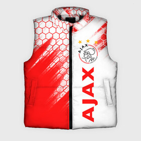 Мужской жилет утепленный 3D с принтом FC AJAX AMSTERDAM  ФК АЯКС в Кировске,  |  | ajax amsterdam | fifa | football | football club. | sport | uefa | английская премьер лига | аякс амстердам | лига финал | матч | спорт | уефа | финал | фифа | футбол | футбольный клуб