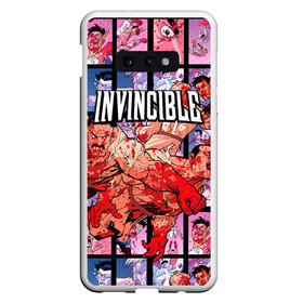 Чехол для Samsung S10E с принтом Неуязвимый (Invincible) в Кировске, Силикон | Область печати: задняя сторона чехла, без боковых панелей | damien darkblood | invincible | дэмиен даркблад | мультсериал | непобедимый | неуязвимый