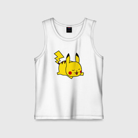 Детская майка хлопок с принтом Пикачу Dreams в Кировске,  |  | anime | baby | children | kawaii | kids | pika pika | pikachu | pokeball | pokemon | pokemon go | аниме | детям | кавайный | ленивый | лень | малыш | мультяшный | отдых | персонажи | пика пика | пикачу | покеболл | покемон | покемон го | сон