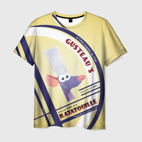 Мужская футболка 3D с принтом Рататуй в Кировске, 100% полиэфир | прямой крой, круглый вырез горловины, длина до линии бедер | ratatouille | vdgerir | рататуй | реми | ремми | рэмми