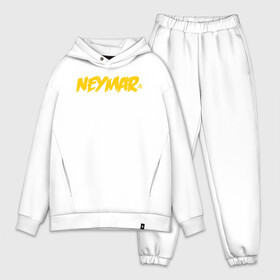 Мужской костюм хлопок OVERSIZE с принтом Neymar Jr logo в Кировске,  |  | brazil | champions | fifa | junior | neymar | neymar jr | paris saint germain | psg | uefa | бразилия | джуниор | младший | наймар | неймар | пари сен жермен | петух | псж | сборная бразилии | уефа | фифа | футбик | футбол 