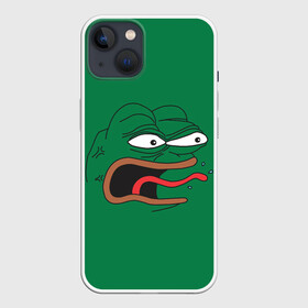 Чехол для iPhone 13 с принтом Pepe skin в Кировске,  |  | kekw | mem | pepe | smile | smiles | twitch | мемы | пепе | рофлан | смайл | смайлы | твитч