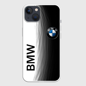 Чехол для iPhone 13 с принтом Black and White. BMW в Кировске,  |  | auto | black | bmw | buddhism | car | cars | club | drift | dualism | germany | power | road | strength | tuning | white | yang | yin | авто | автомобиль | автопром | белое | бмв | буддизм | германия | гонки | дорога | дуализм | инь | лого | машина | мощь