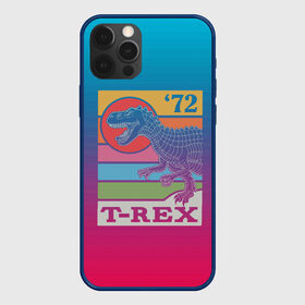 Чехол для iPhone 12 Pro с принтом T-rex Dino 72 в Кировске, силикон | область печати: задняя сторона чехла, без боковых панелей | Тематика изображения на принте: dino | rex | roar | t rex | дино | динозавр | динозавры