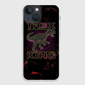 Чехол для iPhone 13 mini с принтом T rex KING в Кировске,  |  | dino | rex | roar | t rex | дино | динозавр | динозавры