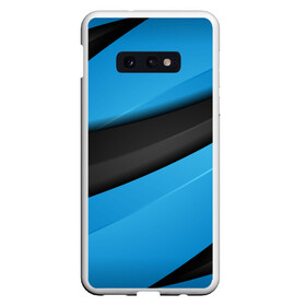 Чехол для Samsung S10E с принтом Blue Sport Style в Кировске, Силикон | Область печати: задняя сторона чехла, без боковых панелей | 3d | 3д | sport | абстракция | линии | паттерн | соты | спортивный стиль | текстуры