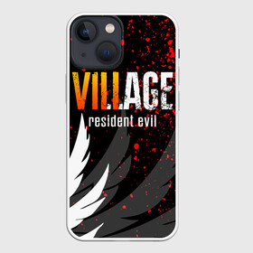 Чехол для iPhone 13 mini с принтом RESIDENT EVIL 8 VILLAGE в Кировске,  |  | biohazard | game. | resident 8 | resident evil village | госпожа димитреску | игра | итан уинтерс | резидент 8 | резидент эвил вилладж | ужасы